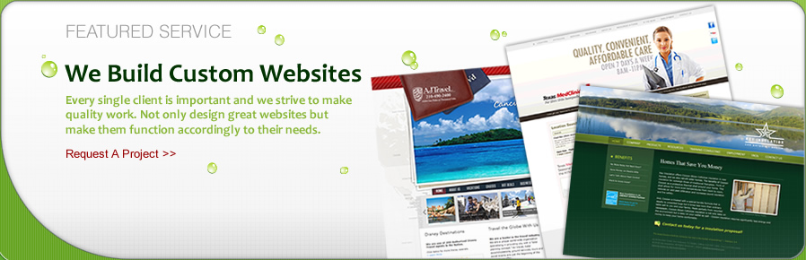 We Build Custom Websites For Any Business